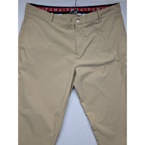 PUMA Golf Pants Men's 38x32 Blue Jackpot Performance Stretch